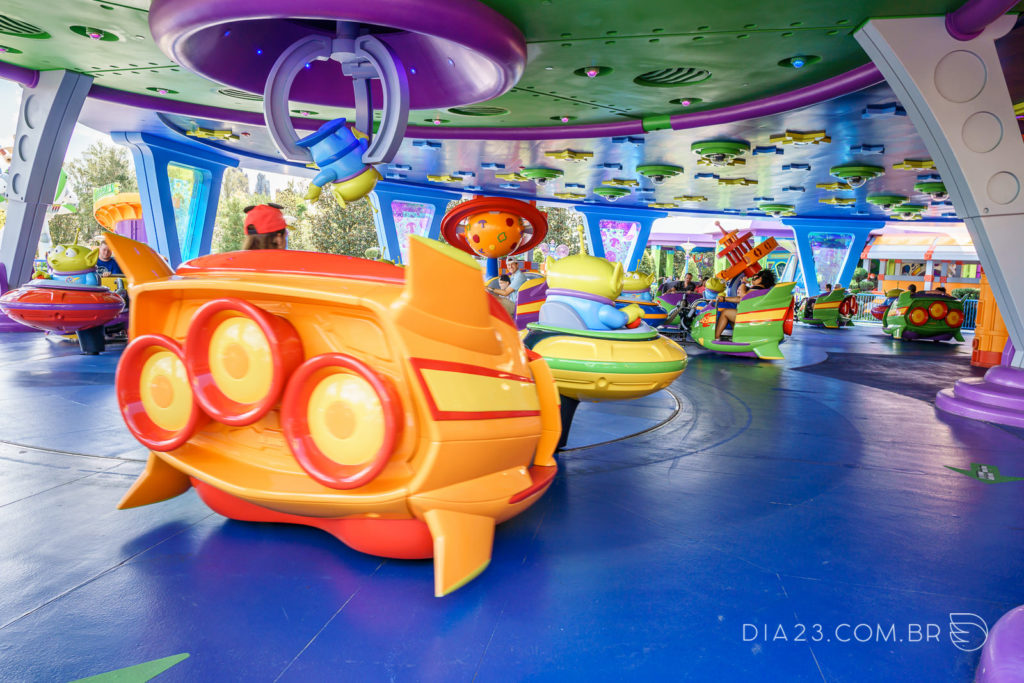 Alien Swirling Saucers na Toy Story Land