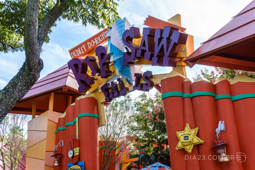 atração dudley do rights ripsaw falls islands adventure