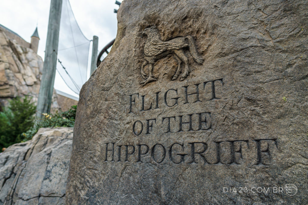 atração harry potter flight of the hippogriff islands adventure