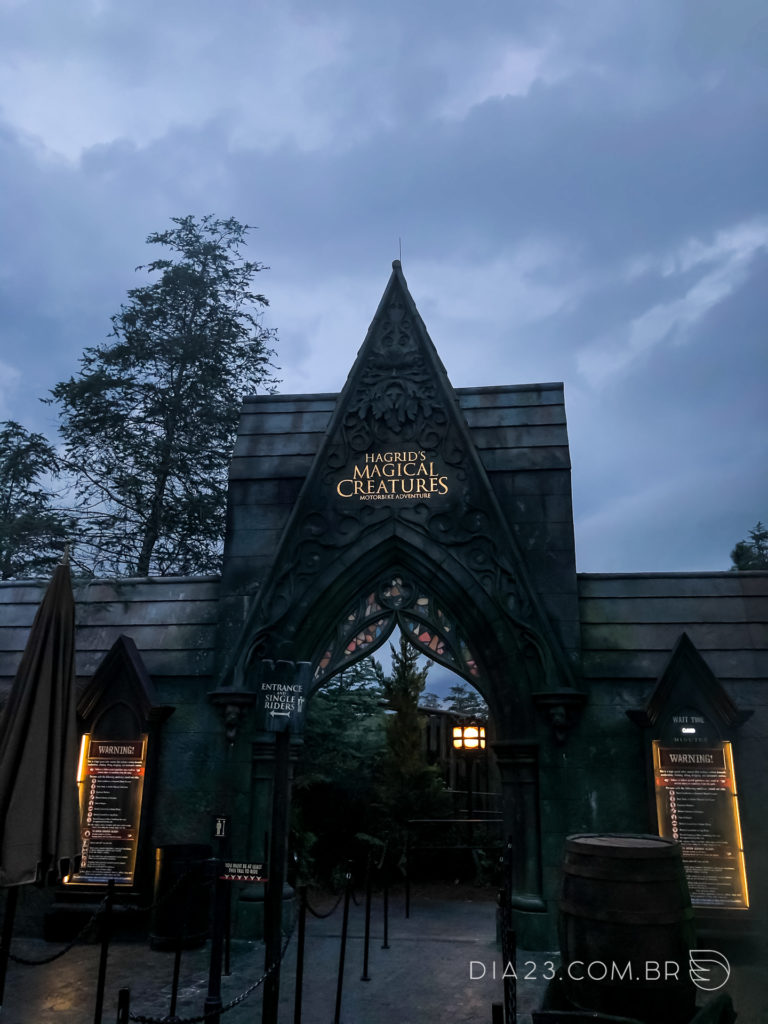atração harry potter hagrids magical creatures motorbike islands of adventure