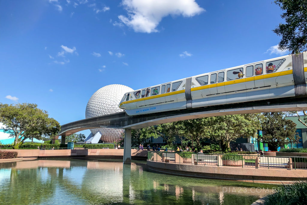 epcot monorail spaceship