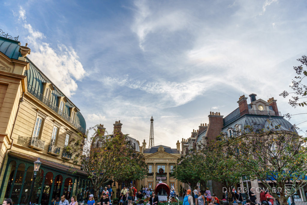 epcot pavilhão frança torre eiffel