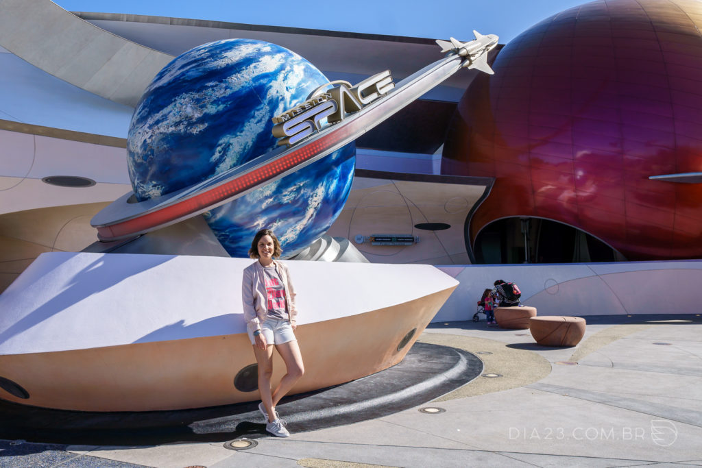 mission space atração epcot