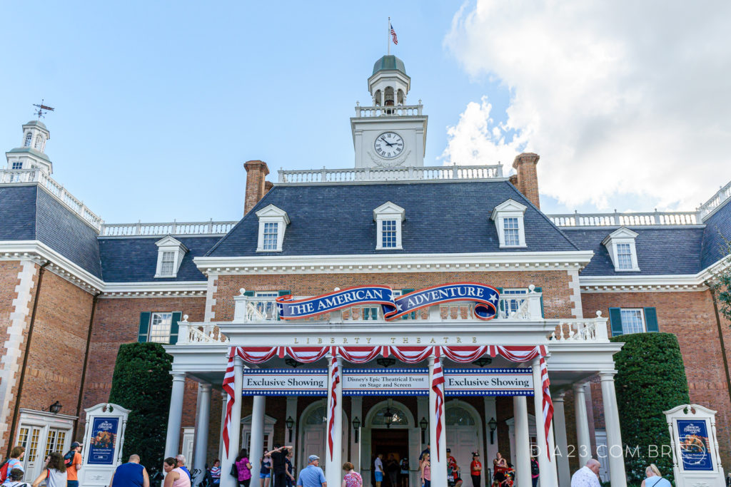pavilhão the american adventure eua epcot