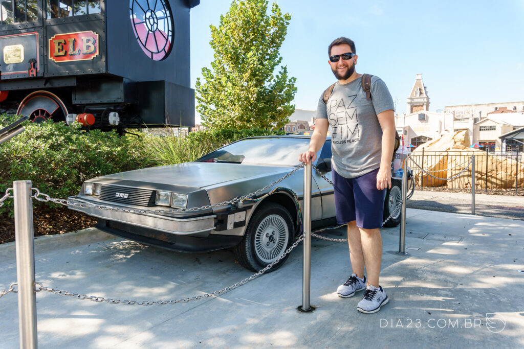 delorean universal studios