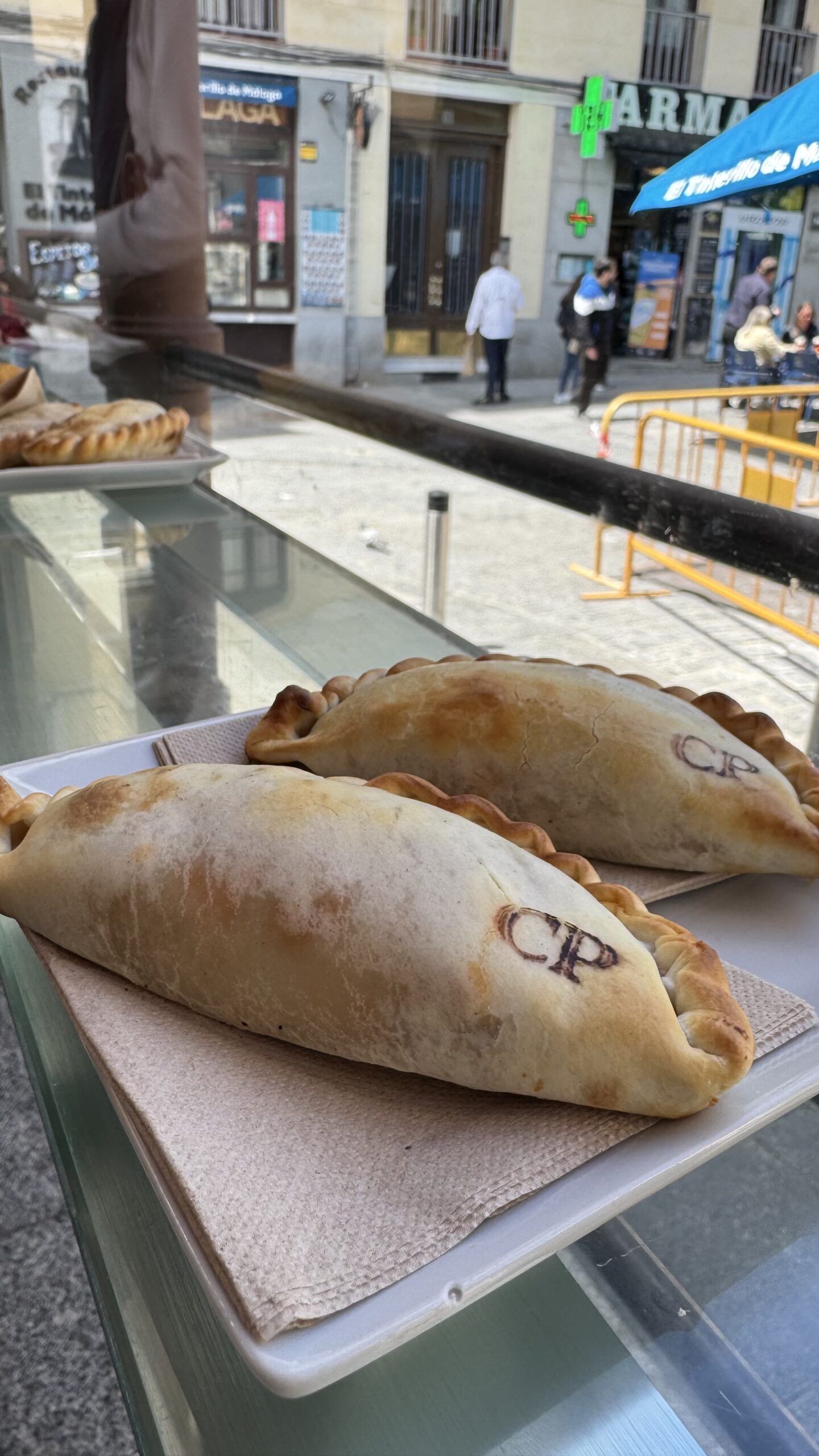 empanadas no Mercado de São Miguel em Madri