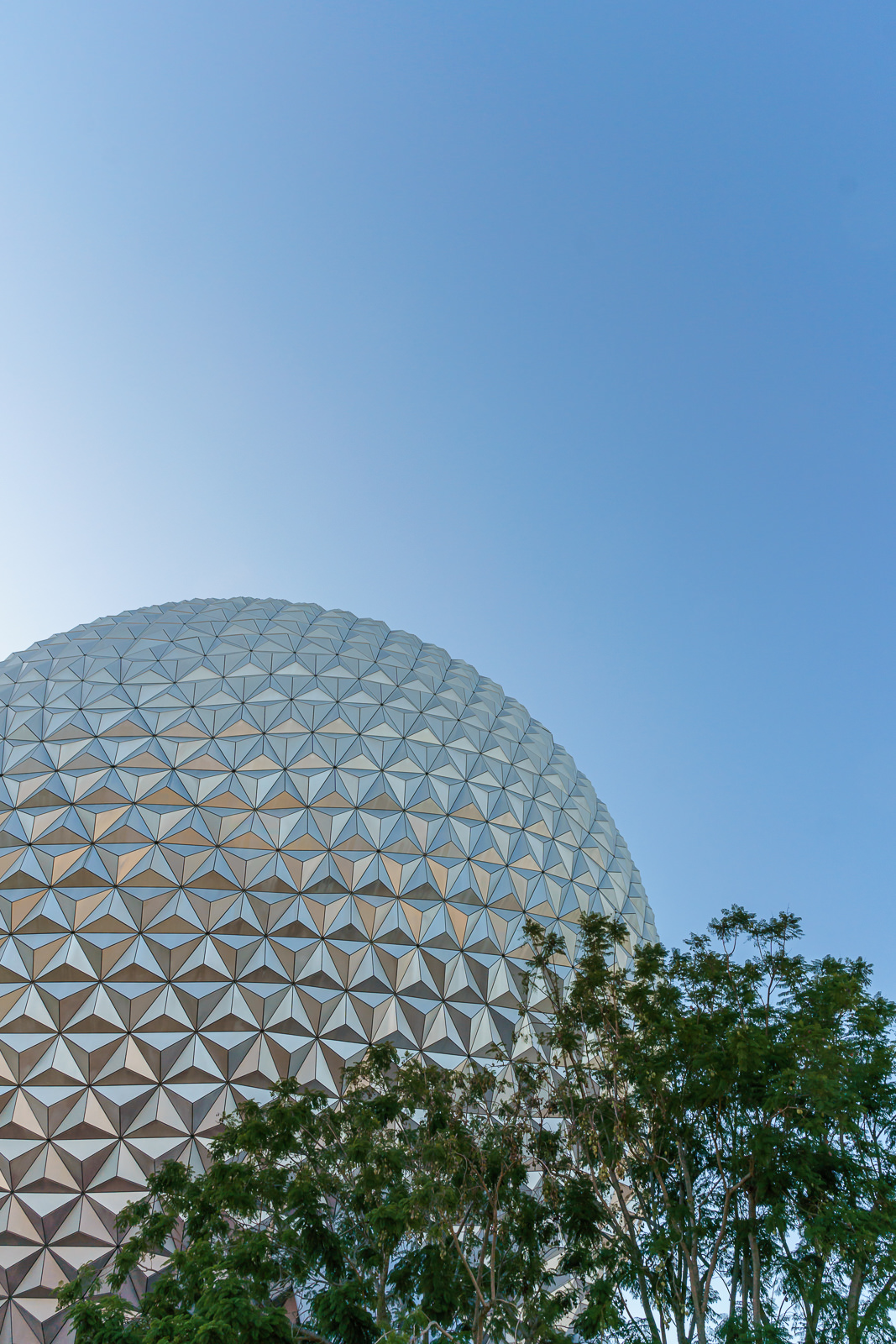 A esfera do Spaceship Earth, a famosa bola do EPCOT