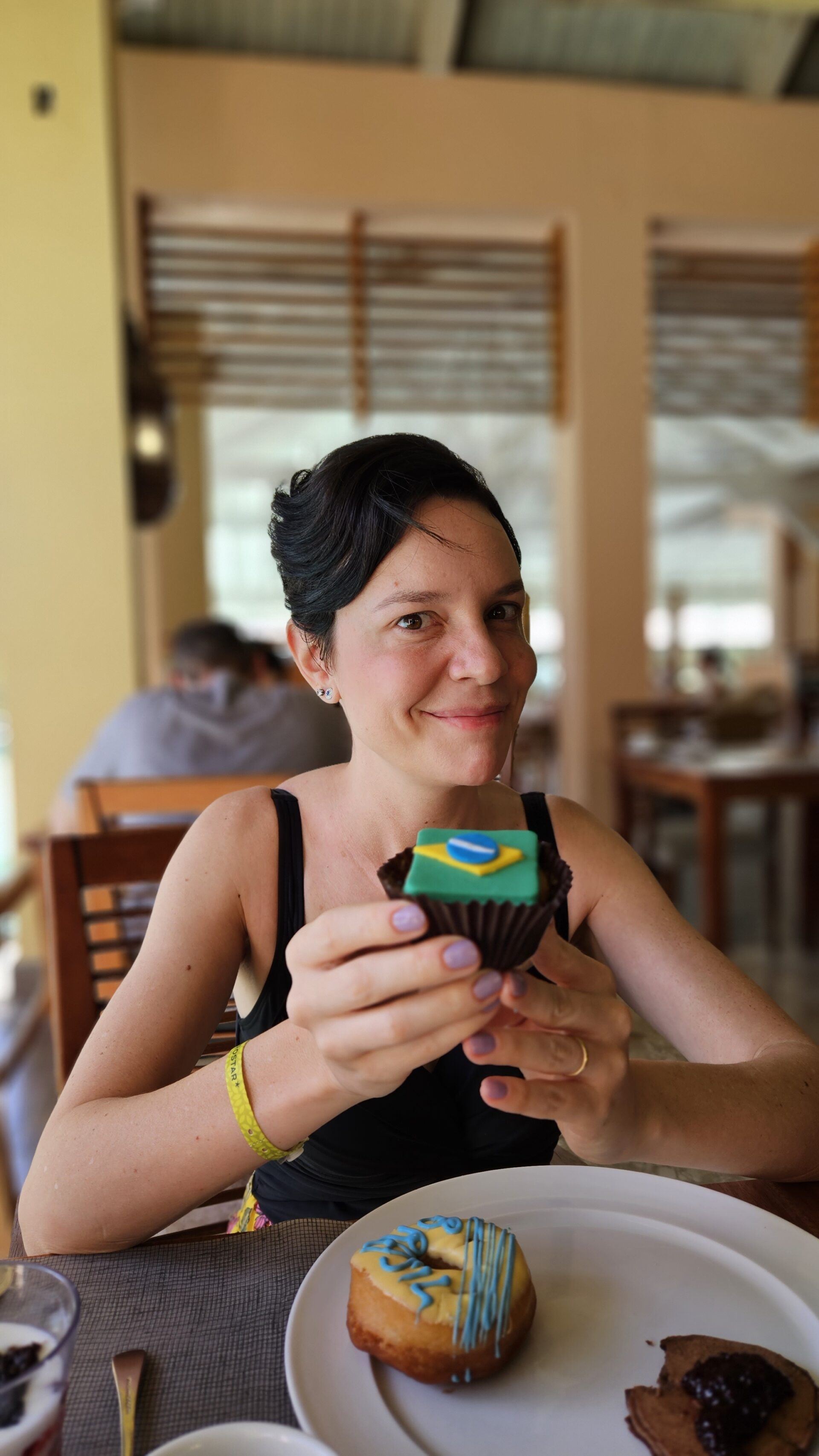 Mini cupcake do café da manhã do Iberostar Praia do Forte