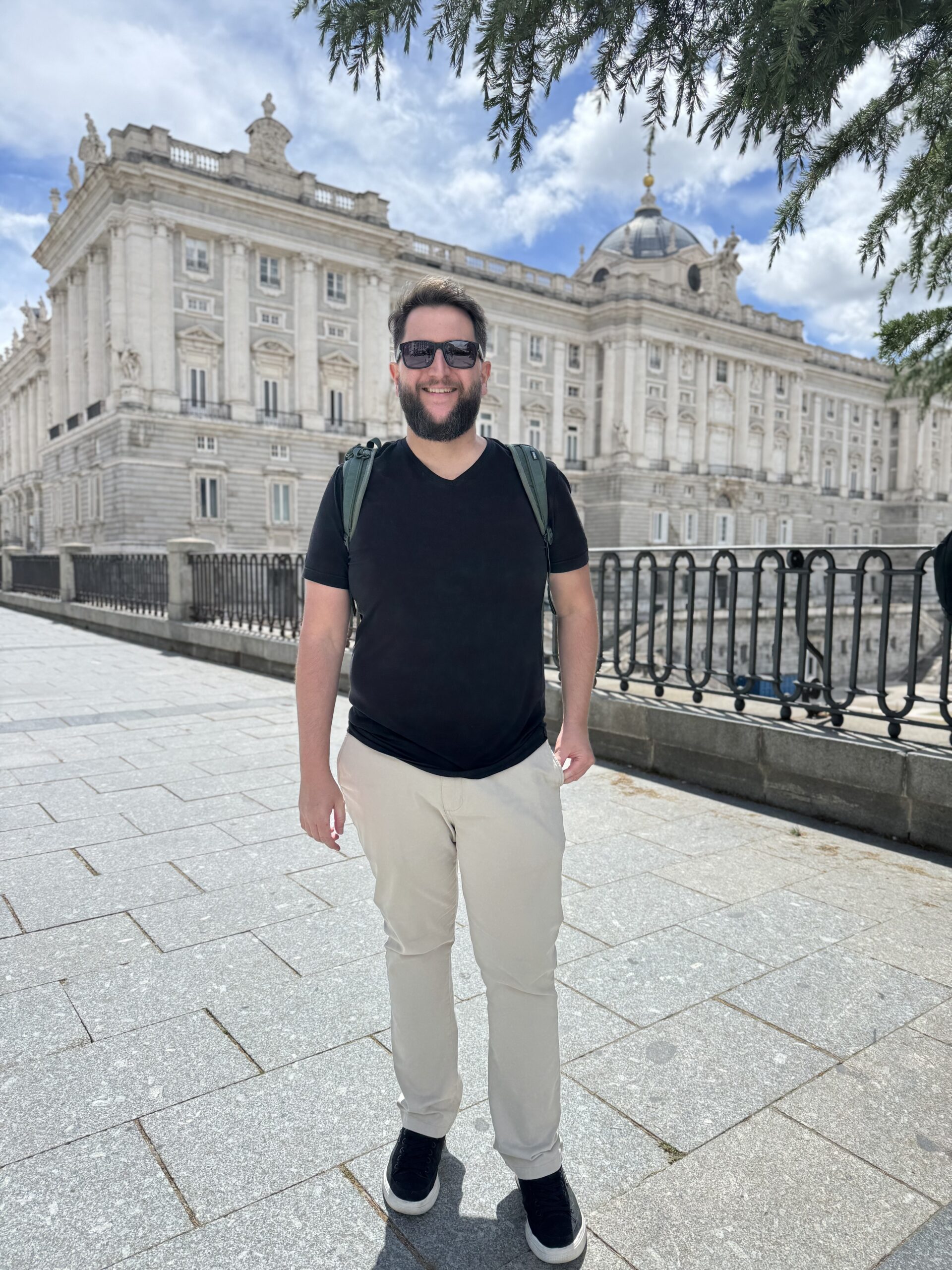 Em Madri, na mesma viagem em que testei os 4 cartões
