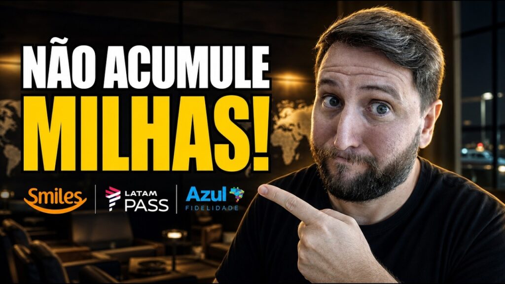 Thumbnail oficial do vídeo no YouTube: melhor-programa-de-milhas