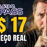 Thumbnail do vídeo Milheiro LATAM Pass Abaixo de R$20: Rudi fazendo gesto de segredo, R$17 em destaque