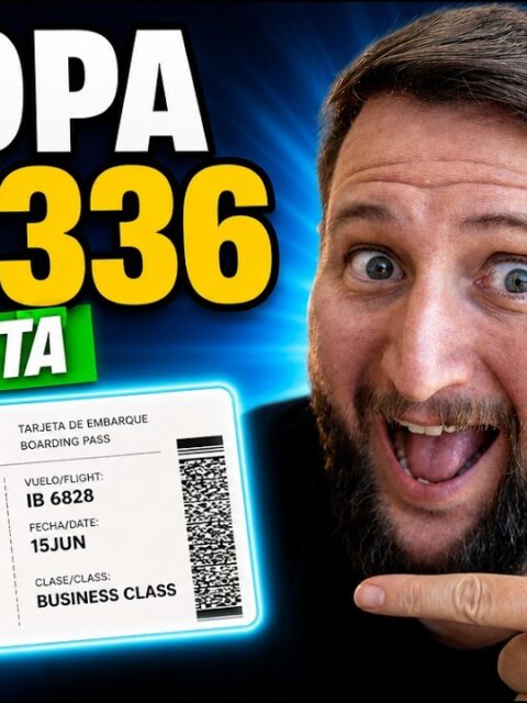 Thumbnail oficial do vídeo no YouTube: passagem-europa-avios-iberia