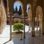 O Patio de los Leones, nos Palácios Nazaríes da Alhambra