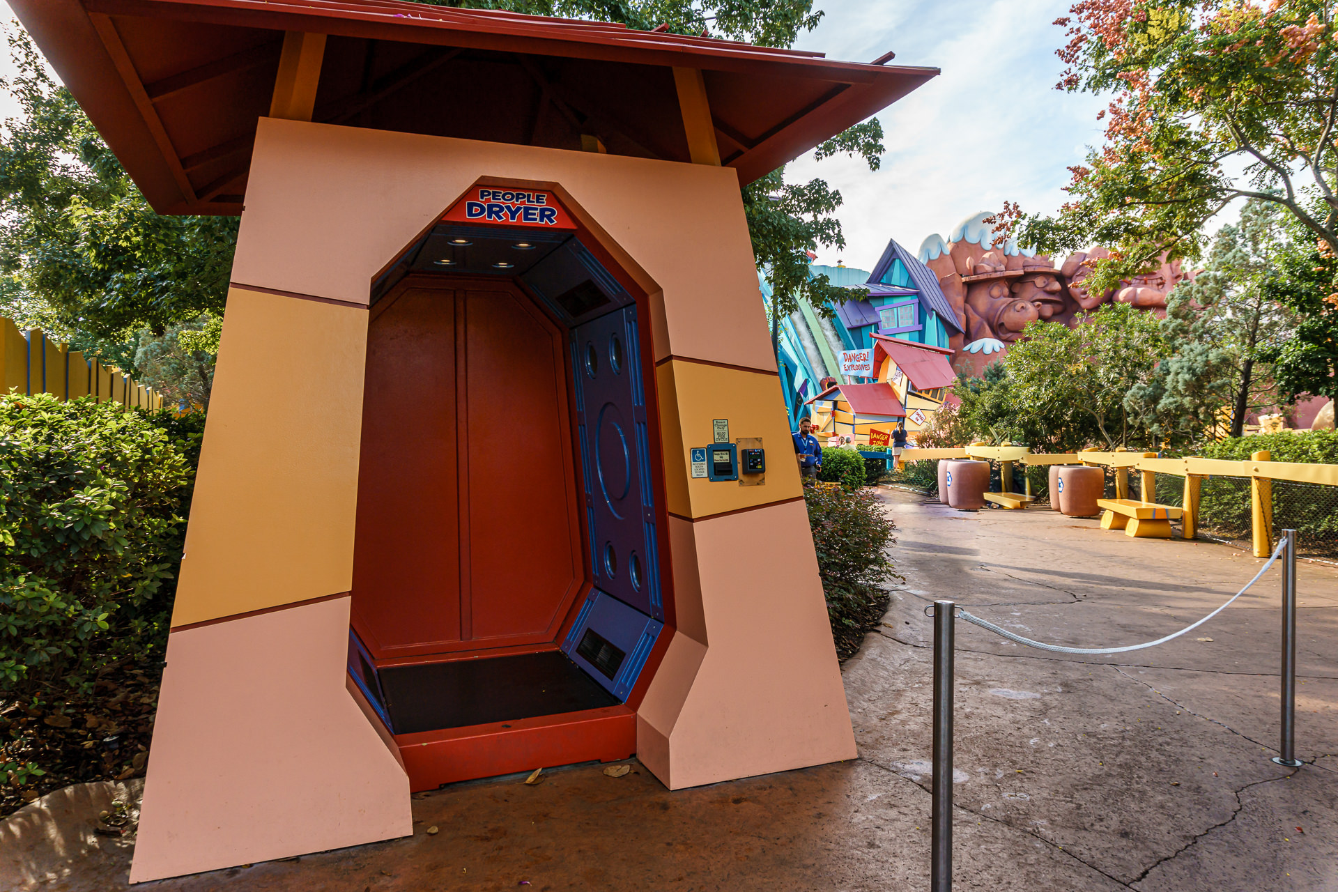Detalhe tematico do parque Islands of Adventure na Universal Orlando