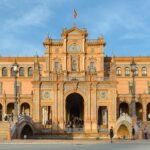 A Plaza de España, construída para a Exposição Ibero-Americana de 1929