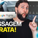 Print do nosso tutorial de Google Flights no YouTube, a base em vídeo deste guia
