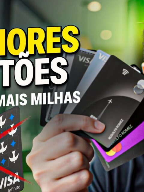 Print do nosso vídeo no YouTube: Melhores Cartões para Acumular Milhas em 2026, com o rank VMM na tela