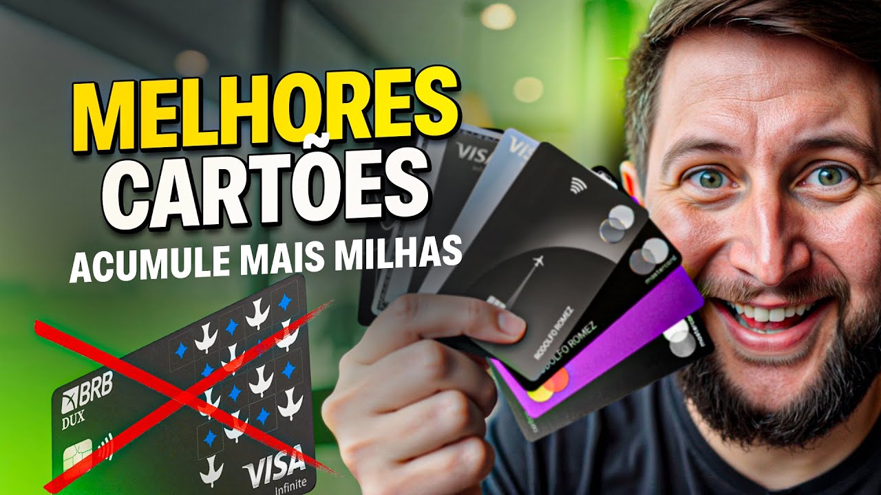 Print do nosso vídeo no YouTube: Melhores Cartões para Acumular Milhas em 2026, com o rank VMM na tela