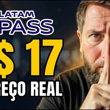Print do nosso vídeo em que abrimos a conta do milheiro LATAM Pass abaixo de R$ 20 usando Livelo e Clube