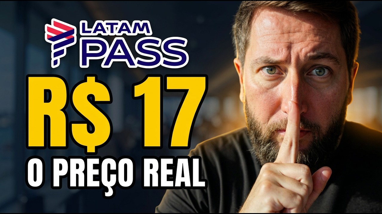 Print do nosso vídeo em que abrimos a conta do milheiro LATAM Pass abaixo de R$ 20 usando Livelo e Clube