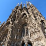 Fachada da Sagrada Família em Barcelona
