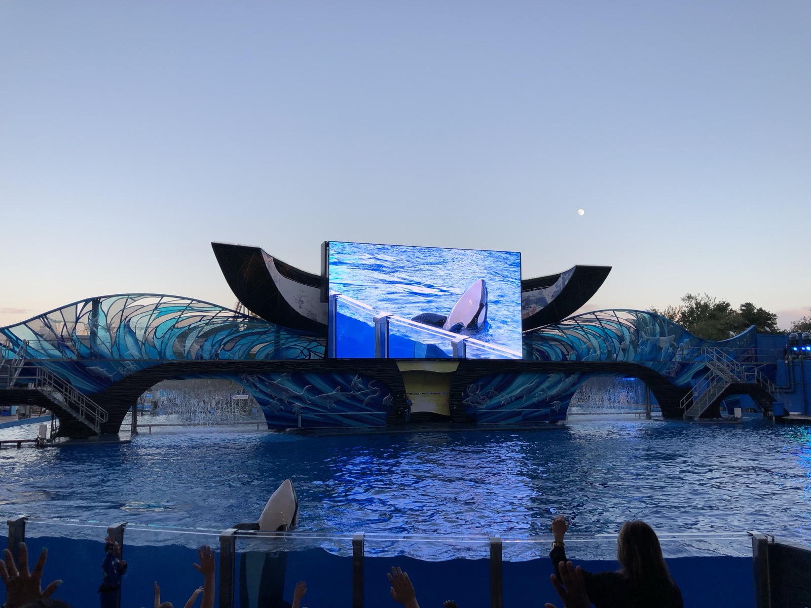 Shamu Stadium, palco do show das orcas no SeaWorld Orlando