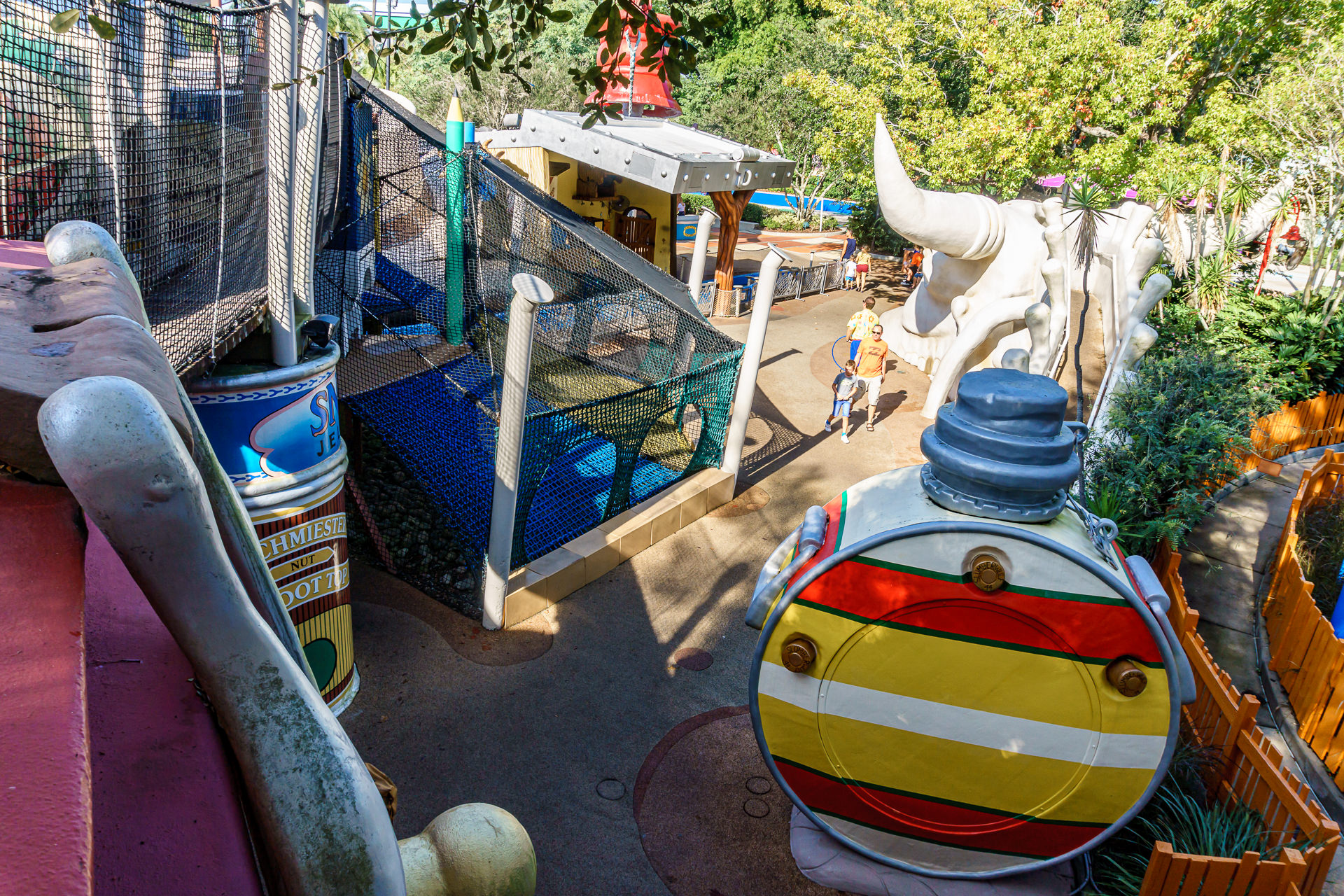 Area tematica Toon Lagoon no parque Islands of Adventure da Universal em Orlando