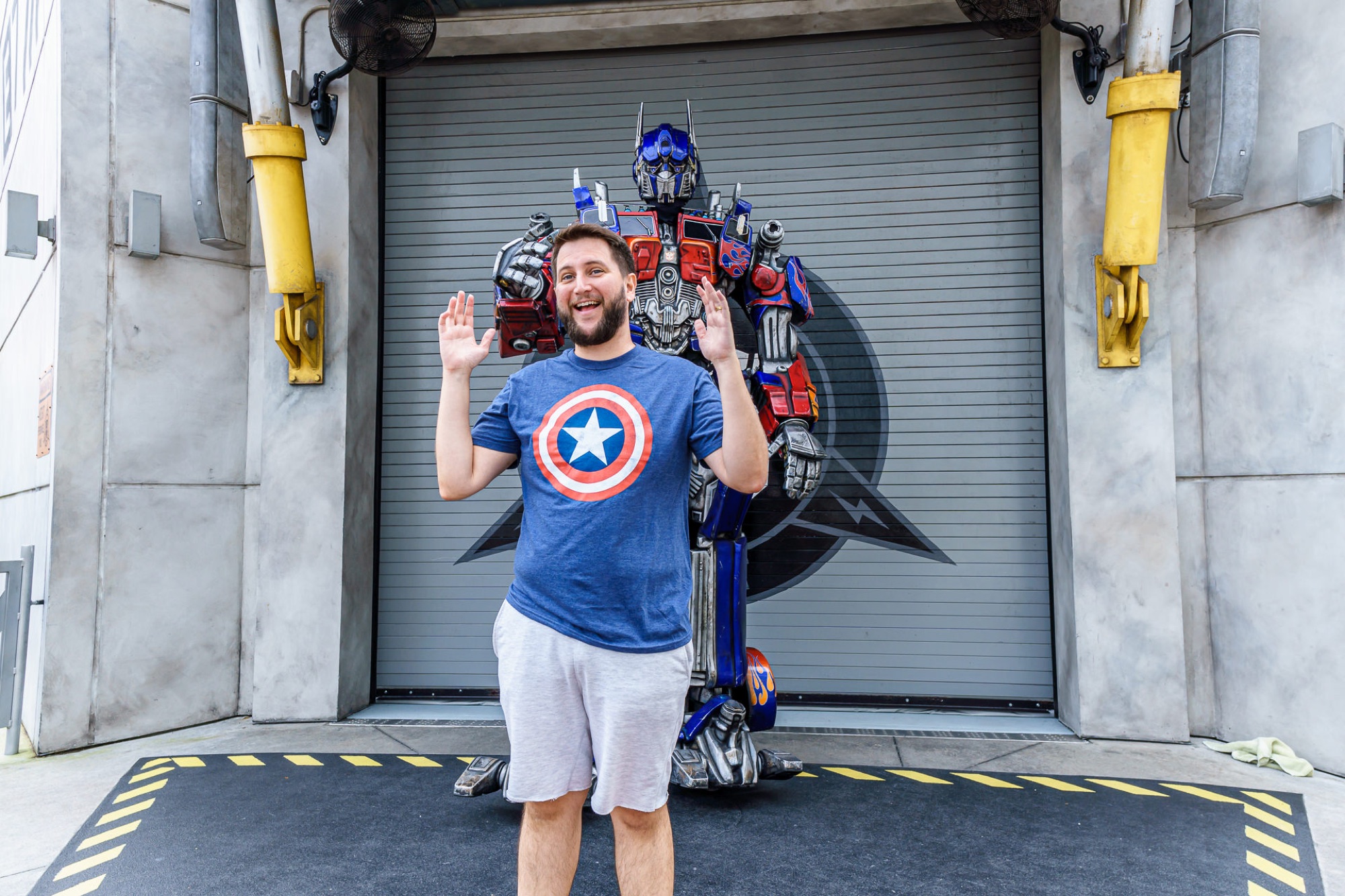Entrada da atracao Transformers no Universal Studios Orlando