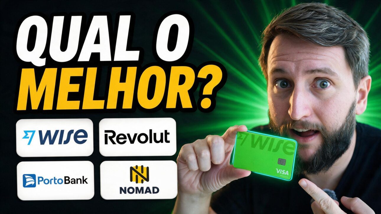 Wise, Revolut, Nomad e Porto: qual cartão internacional vale mais a pena, capa do post