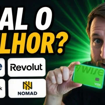Wise, Revolut, Nomad e Porto: qual cartão internacional vale mais a pena, capa do post