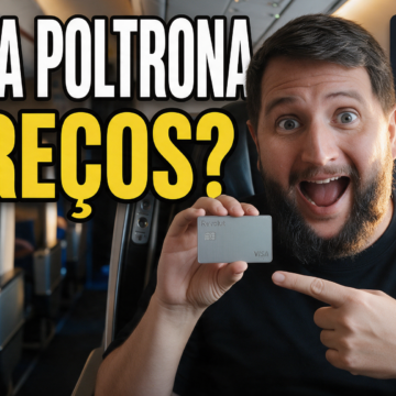 Executiva com Milhas em 3 Meses: comparativo Aegean R$3.805 x outro programa R$6.268, cabine executiva ao fundo
