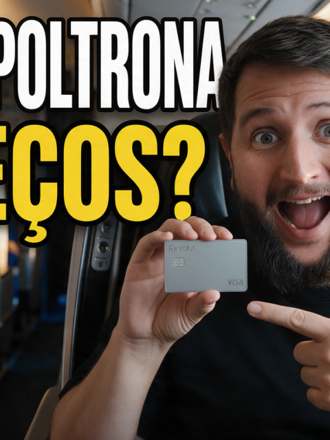 Executiva com Milhas em 3 Meses: comparativo Aegean R$3.805 x outro programa R$6.268, cabine executiva ao fundo