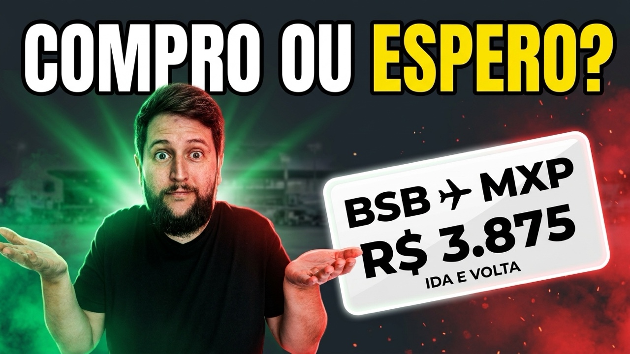 Compro ou espero? Passagem Brasília x Milão por R$ 3.875