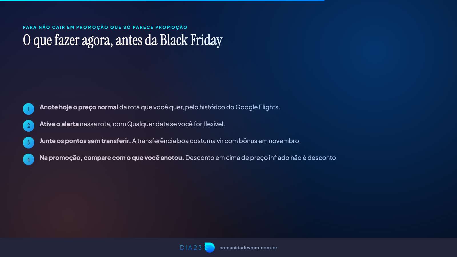Os 4 passos antes da Black Friday