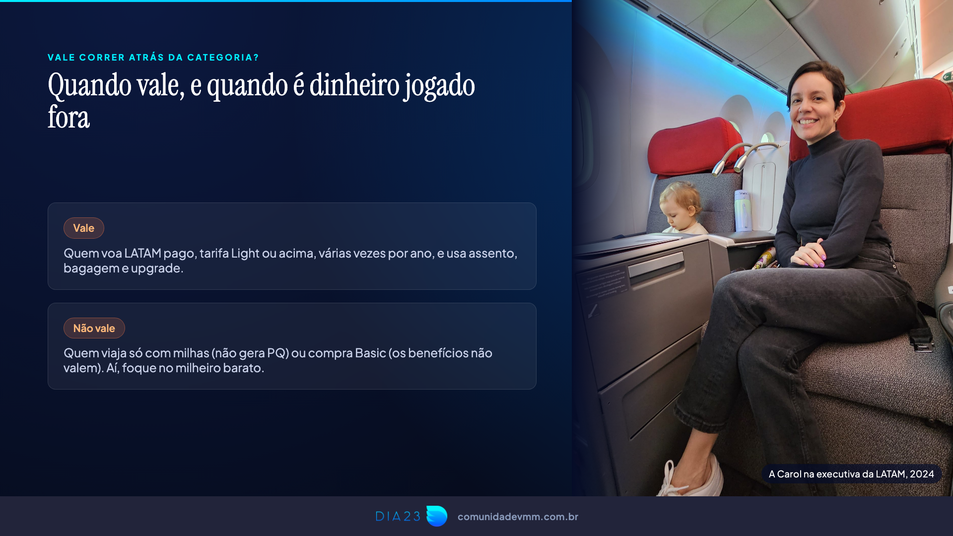 Quando vale correr atrás de categoria na LATAM