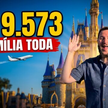 Orlando com milhas para a família de 4