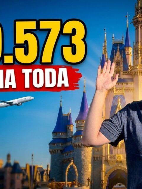 Orlando com milhas para a família de 4